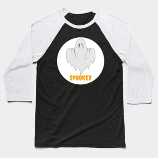 Spooky Halloween Ghost Baseball T-Shirt